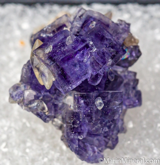 Fluorite with Calcite from Stoneco Auglaize Quarry, Junction, Paulding Co., Ohio, USA [db_pics/pics/CT154a.jpg]