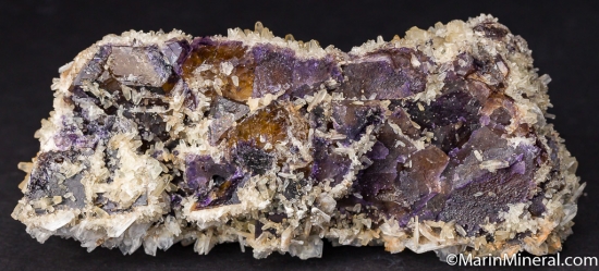 Calcite, Barite on Fluorite from Minerva Mine, Cave-in-Rock, Hardin Co., Illinois, USA [db_pics/pics/CT604c.jpg]