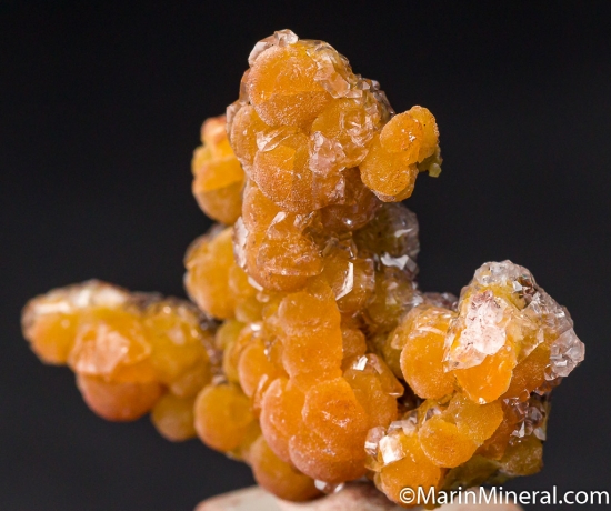 Mimetite with Calcite from Santa Eulalia, Chihuahua, Mexico [db_pics/pics/D675b.jpg]