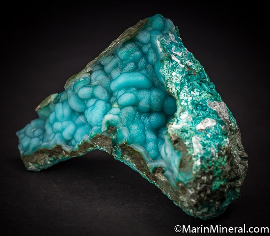 Quartz on Chrysocolla, Malachite from Globe, Arizona, USA [db_pics/pics/J313b.jpg]