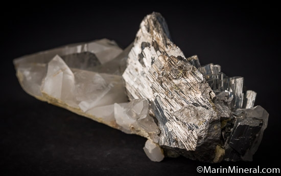 Arsenopyrite with Quartz from Panasquiera, Portugal [db_pics/pics/J383d.jpg]