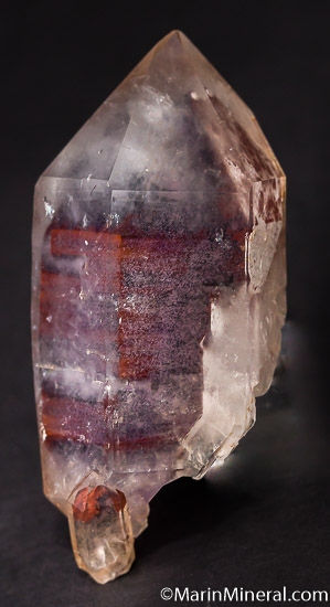 Hematite and Amethyst phantom Quartz from Orange River, South Africa [db_pics/pics/J432b.jpg]