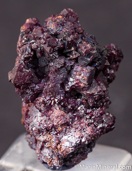 Cuprite on Copper from Bisbee, Arizona, USA [db_pics/pics/K278a.jpg]