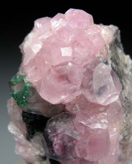 Cobaltian Calcite with Malachite from Mashamba West Mine, Congo (DRC) [db_pics/pics/K647b.jpg]