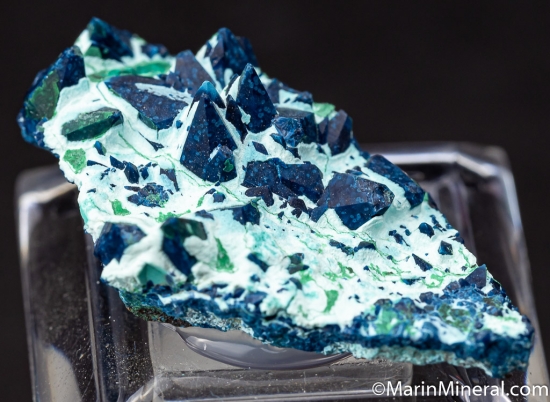 Shattuckite after Dioptase after Calcite from Tantara Mine, Shinkolobwe, Democratic Republic of Congo [db_pics/pics/K736a.jpg]