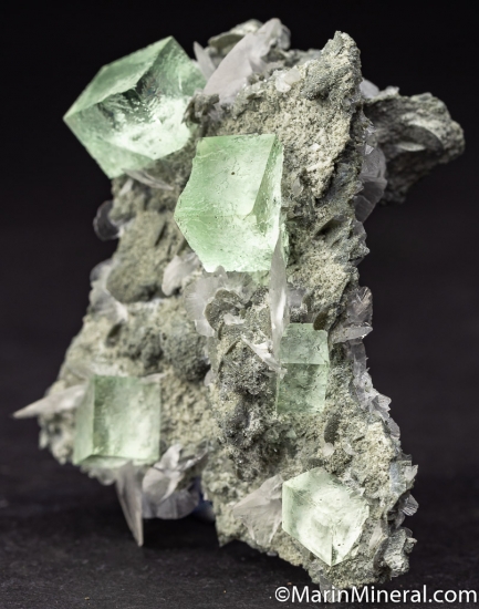 Fluorite with Calcite from Dongpo Mine, Yizhang Co., Hunan, China [db_pics/pics/K738b.jpg]
