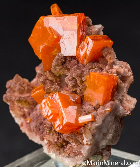 Wulfenite with Descloizite from Los Lamentos, Chihuahua, Mexico [db_pics/pics/K966b.jpg]