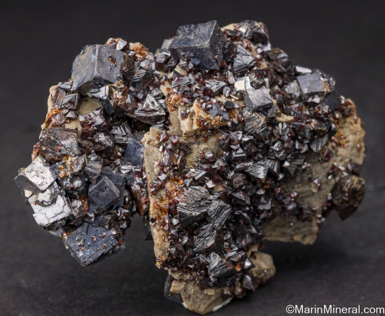 Sphalerite, Galena from Galena, Cherokee Co., Tri State District, Kansas, USA [db_pics/pics/LL228b.jpg]