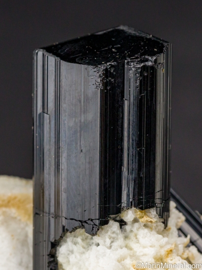 Schorl on Feldspar from Fano Mine, Little Cahuilla Mountain, Riverside Co., California, USA [db_pics/pics/LL253e.jpg]