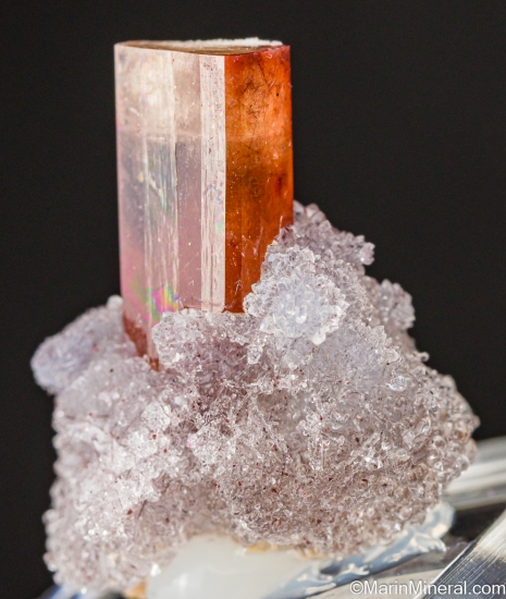 Topaz on Hyalite from Mina Veronica, El Copetillo, Villa GarcÃ­a Municipality, Zacatecas, Mexico [db_pics/pics/LL488b.jpg]