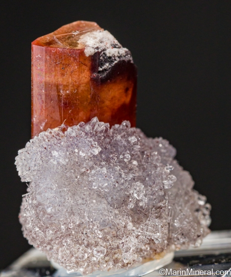 Topaz on Hyalite from Mina Veronica, El Copetillo, Villa GarcÃ­a Municipality, Zacatecas, Mexico [db_pics/pics/LL488c.jpg]
