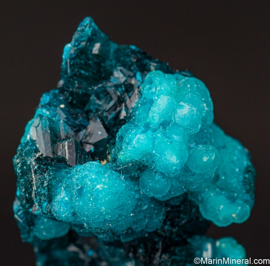 Veszelyite with Hemimorphite from Dulong ore field, Maguan County, Wenshan, Yunnan, China [db_pics/pics/LL497c.jpg]
