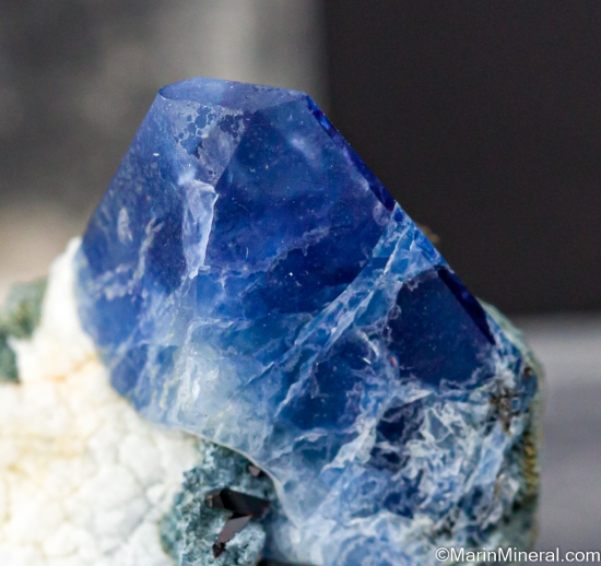 Benitoite with Neptunite from Gem Mine, San Benito Co., California, USA [db_pics/pics/LL565d.jpg]