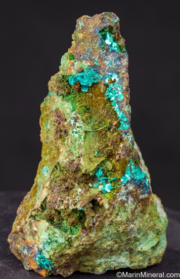 Chalcophyllite from Copper Stope, Majuba Hill Mine, Pershing Co., Nevada, USA [db_pics/pics/LL585a.jpg]