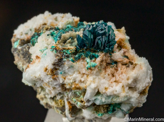 Veszelyite from Dongchuan, Kunming, Yunnan, China [db_pics/pics/LL699a.jpg]