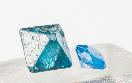 Gahnite rough and cut from Kagoro, Kaduna State, Nigeria [db_pics/pics/LL728b.jpg]