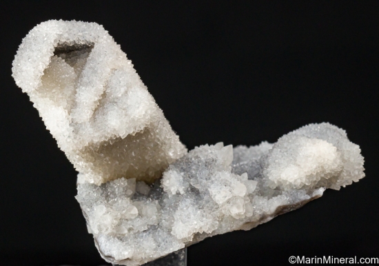 Quartz casts after Barite from Murray Mine, Independence Mountains Mining District, Elko Co., Nevada, USA [db_pics/pics/LL829d.jpg]