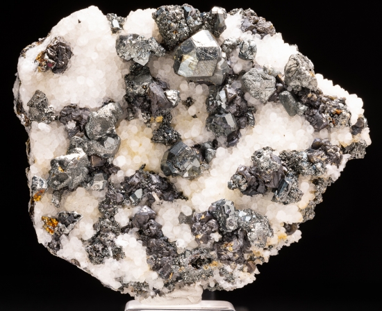 Tennantite on Quartz from Conception del Oro, Zacatecas, Mexico [db_pics/pics/LV351a.jpg]