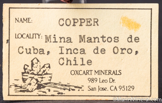 Copper from Mantos de Cuba Mine, Inca de Oro, Atacama, Chile [db_pics/pics/M385f.jpg]