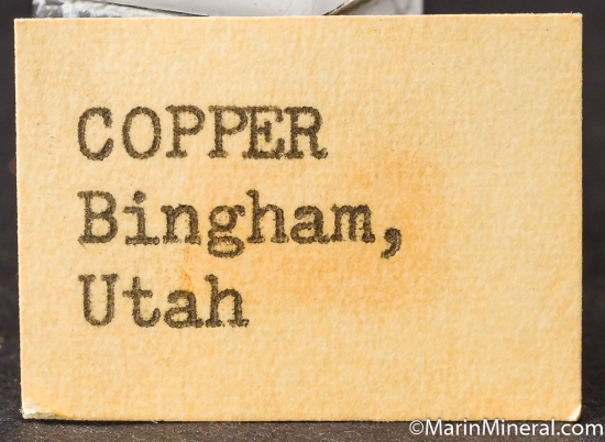 Copper from Bingham Canyon Mine, Oquirrh Mountains, Utah, USA [db_pics/pics/M386f.jpg]
