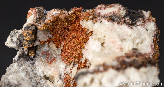 Copper with Calcite, Cerussite from Tsumeb, Namibia [db_pics/pics/M388d.jpg]