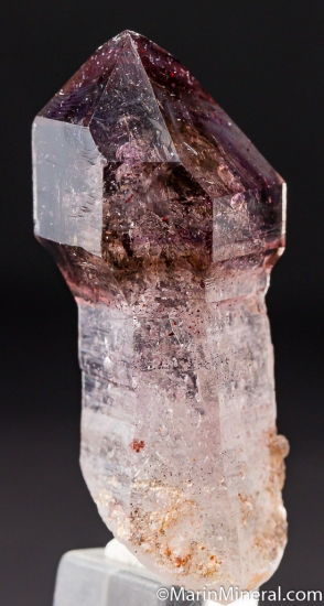 Quartz scepter (with bubble) from Southern Zambia Province, Zambia [db_pics/pics/M602a.jpg]