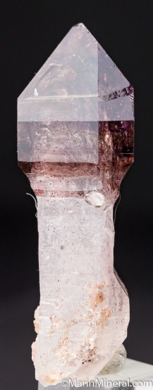 Quartz scepter (with bubble) from Southern Zambia Province, Zambia [db_pics/pics/M602b.jpg]
