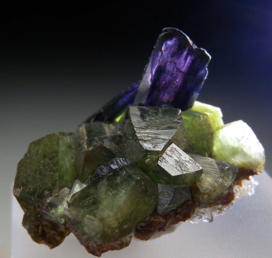 Vivianite with Ludlamite from Blackbird Mine, Cobalt, Lemhi Co., Idaho, USA [db_pics/pics/MK149c.jpg]