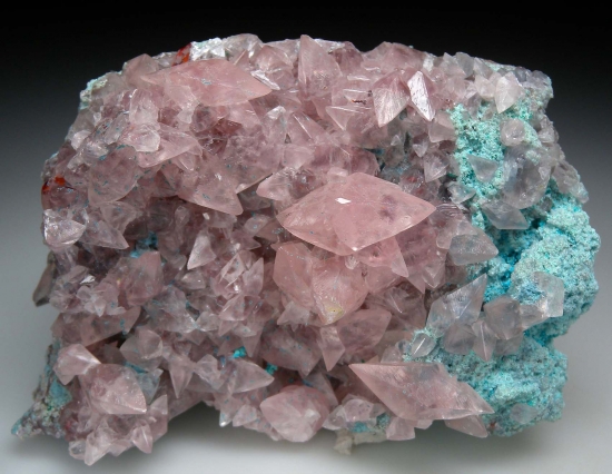 Cobaltian Calcite on Plancheite from Kolwezi, Katanga, Congo (DRC) [db_pics/pics/MS23a.jpg]