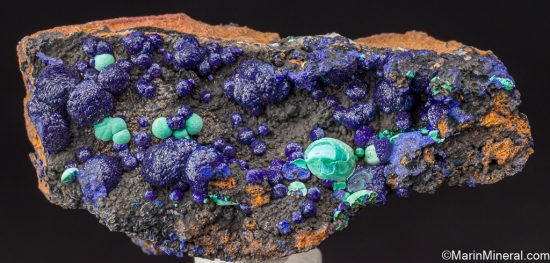 Azurite with Malachite from Bisbee, Cochise Co., Arizona, USA [db_pics/pics/ST185a.jpg]
