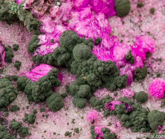 Kolwezite on Cobaltian Calcite from Kolwezi Mining District, Lualaba, DR Congo [db_pics/pics/ST198h.jpg]