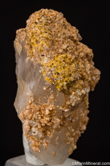 Svanbergite, Topaz, Rutile on Quartz from Champion Mine, Mono Co., California, USA [db_pics/pics/ST325c.jpg]