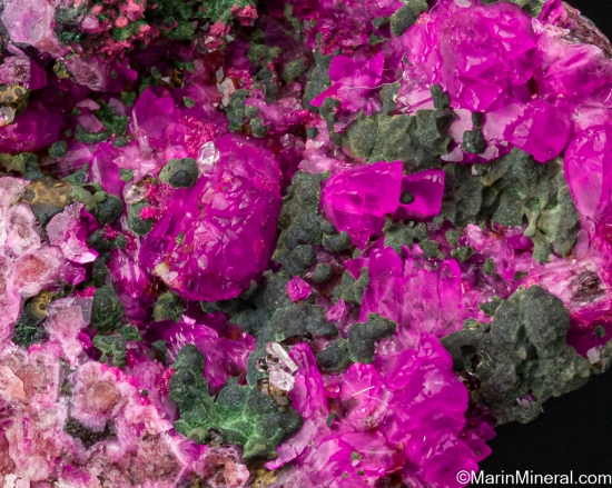 Kolwezite on Cobaltian Calcite from Kolwezi Mining District, Lualaba, DR Congo [db_pics/pics/ST365c.jpg]