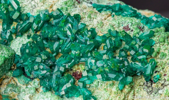 Dioptase from Cobra Mine, Pampa Nazca, Ica Dept., Peru [db_pics/pics/ST669d.jpg]