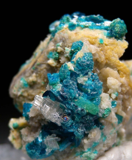 Caledonite, Cerussite from Rowley Mine, Theba, Maricopa Co., Arizona, USA [db_pics/pics/SV259c.jpg]