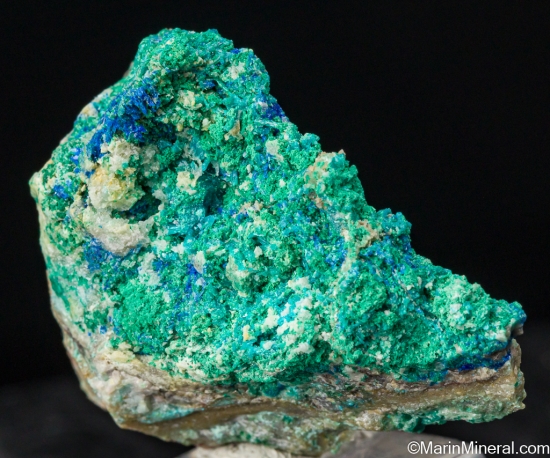 Caledonite, Cerussite, Brochantite from Rowley Mine, Theba Co., Arizona, USA [db_pics/pics/SV272b.jpg]