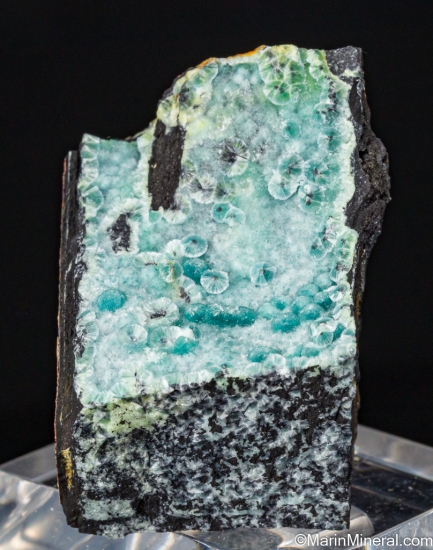 Wavellite from Grouse Lodge Quarry, Ardragh, Co. Limerick, Ireland [db_pics/pics/SV542a.jpg]