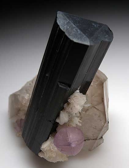 Fluorite, Schorl with Quartz from Shengus Mine,Skardu Dist., Pakistan [db_pics/pics/a176c.jpg]
