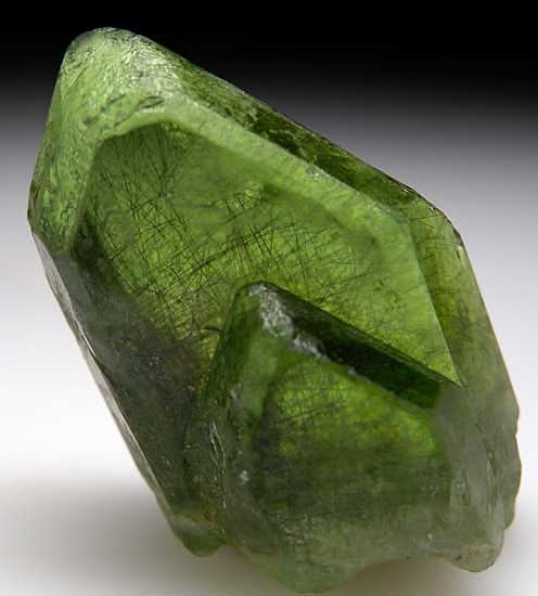 Peridot with Ludwigite from Sapat Valley, Mansehra, NWFP, Pakistan [db_pics/pics/a282c.jpg]