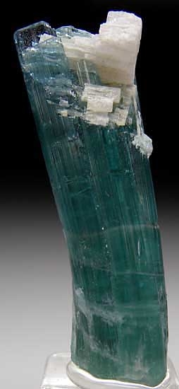 Lepidolite on Indicolite from Kunar Prov., Afghanistan [db_pics/pics/a795c.jpg]