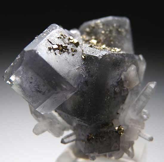 Fluorite included with Pyrite from Shangbao Mine, Hunan, China [db_pics/pics/a858b.jpg]
