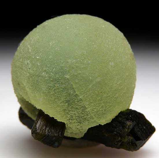 Epidote on Prehnite from Djouga, Bendougou, Kayes Region, Mali [db_pics/pics/af101a.jpg]