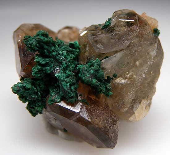 Cerussite with Malachite from Tsumeb, Namibia [db_pics/pics/af370b.jpg]