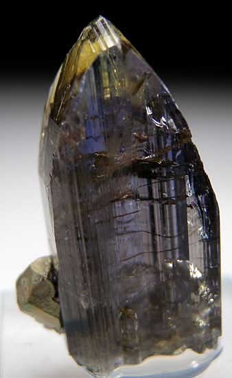 Pyrite on Tanzanite from Merelani Hills, Lelatema Mtns., Arusha Region, Tanzania [db_pics/pics/af388a.jpg]