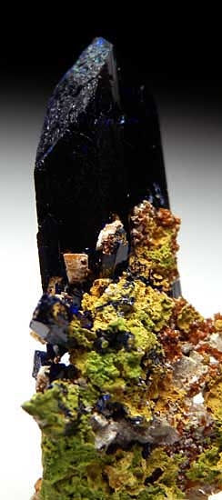 Azurite from Touissit, Morocco [db_pics/pics/af419c.jpg]
