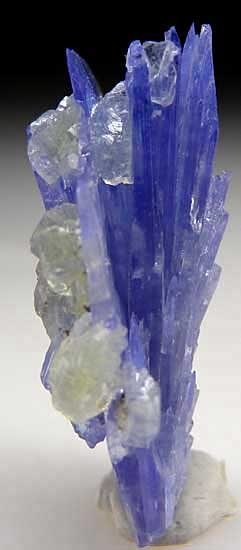 Tanzanite with Prehnite from Merelani Hills, Lelatema Mtns., Arusha Region, Tanzania [db_pics/pics/af470a.jpg]