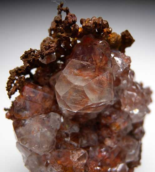 Calcite with Copper from Onganja, Windhoek, Namibia [db_pics/pics/af684c.jpg]
