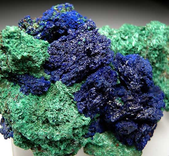 Azurite with Malachite from Bou Bekker Mine. Oujda-Angad Province, Morocco [db_pics/pics/af739b.jpg]