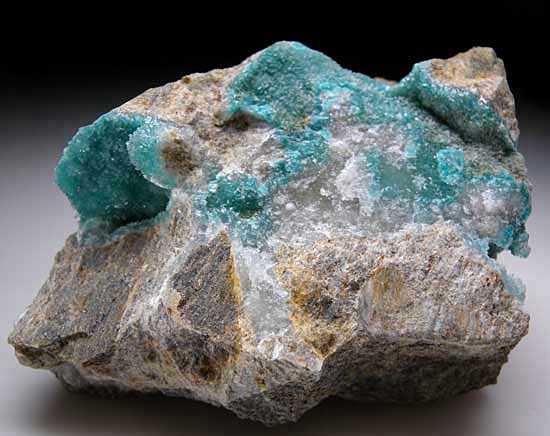Zinco Libethenite included Hemimorphite from Skorpion Mine, Rosh Pinah, Namibia [db_pics/pics/af757a.jpg]