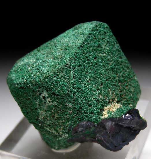 Malachite over Cuprite from Onganja, Namibia [db_pics/pics/af967b.jpg]